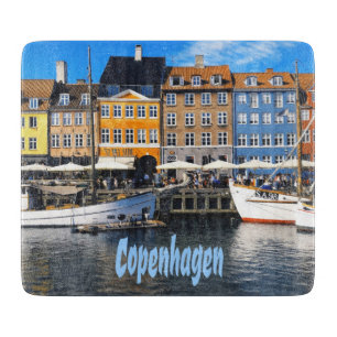 Planche À Découper Copenhague Danemark Capital Canal Homes Nyhavn