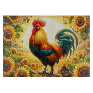 Planche À Découper Coq