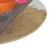 Planche À Découper coq chantant (Coin)