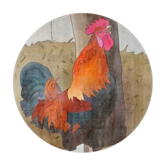 Planche À Découper coq chantant (Devant)