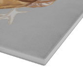 Planche À Découper Coq et poule brune (Coin)