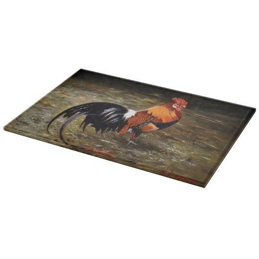 Planche À Découper Coq/Gaulois/Rooster (Coin)