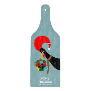 Planche À Découper Coq portugais et saint Bauble de Noël