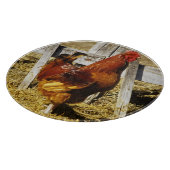 Planche À Découper Coq Rhode Island Red (Coin)