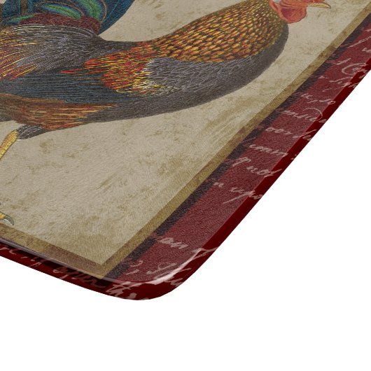 Planche À Découper Coq rouge (Coin)