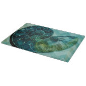 Planche À Découper Coque spirale Turquoise (Coin)