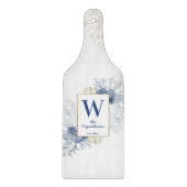 Planche À Découper Coques océaniques côtières Monogramme sur mesure é (Devant)