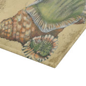 Planche À Découper Coquillage Brown et vert (Coin)