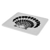 Planche À Découper Coquillage - noir et blanc (Coin)
