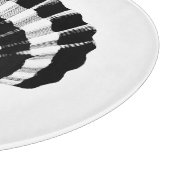 Planche À Découper Coquillage - noir et blanc (Coin)