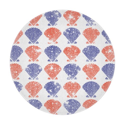Planche À Découper Coquillages d'Amérique côtière (Devant)