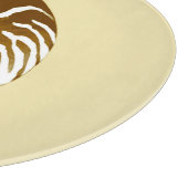 Planche À Découper Coquille de Nautilus - marron, blanc et beige (Coin)