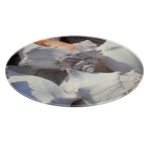 Planche À Découper Coquilles marines au soleil et à l'ombre