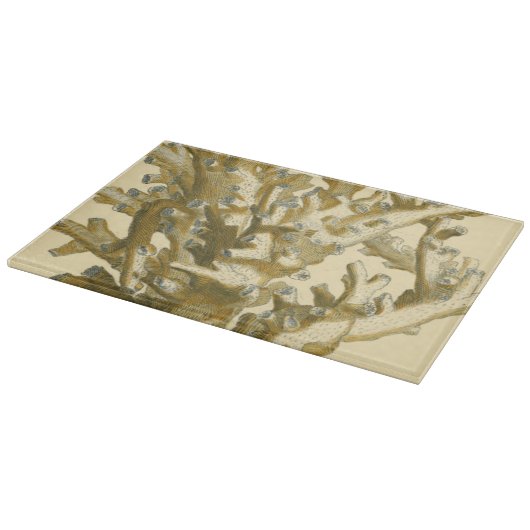 Planche À Découper Corail par la mer (Coin)