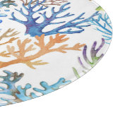 Planche À Découper Coraux dessinés à la main : motif sous-marin. (Coin)