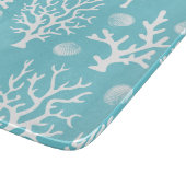 Planche À Découper Coraux et coquillages de la mer Blanche (Coin)