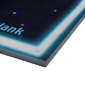 Planche À Découper Corbeau bleu brillant sur les étoiles (Coin)