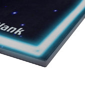 Planche À Découper Corbeau bleu sur étoiles (Coin)