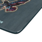 Planche À Découper Corbeau Iridescendant (Coin)