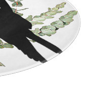 Planche À Découper Corbeau Monogramme Esprit Animal Eucalyptus (Coin)