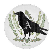 Corbeau Monogramme Esprit Animal Eucalyptus