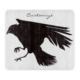 Planche À Découper Corbeau noir volant à Thunder_Cove