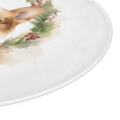 Planche À Découper Corgi Christmas Wreath Festive Pup (Coin)