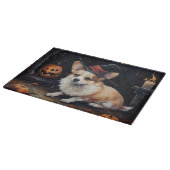 Planche À Découper Corgi Citrouilles Halloween Épouvantable (Coin)