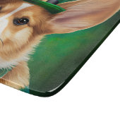 Planche À Découper Corgi Dog en robe de fête St. Patrick (Coin)