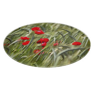 Planche À Découper Corn Poppies