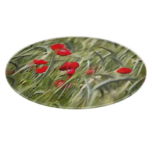 Planche À Découper Corn Poppies (Coin)