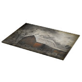 Planche À Découper Corneilles Et Vieille Grange (Coin)