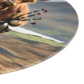 Planche À Découper Cornemuseuse de vache des Highlands écossais, (Coin)