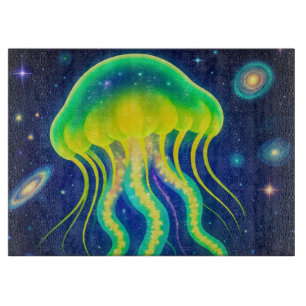 Planche À Découper Cosmic Neon méduse