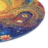 Planche À Découper Cosmic Sun Mandala Art (Coin)