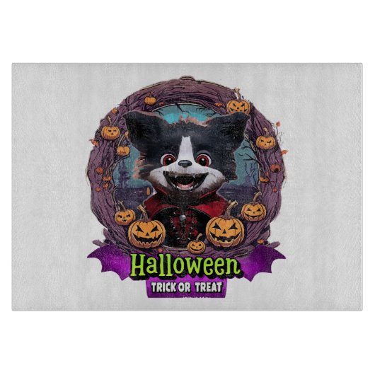 Planche À Découper Costume d'Halloween pour chiots (Devant)