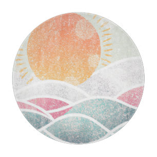 Planche À Découper Côté/Plage/ensoleillé