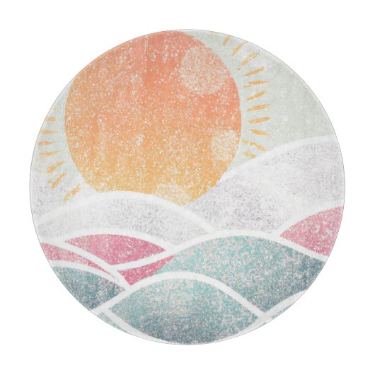 Planche À Découper Côté/Plage/ensoleillé (Devant)