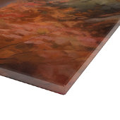 Planche À Découper Coton De Tulear en automne Leaves automne Inspire (Coin)