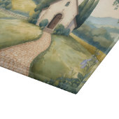 Planche À Découper Cottagecore Chapel Path Pastel Landscape (Coin)