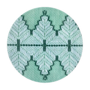 Planche À Découper Couchage en fil textile rétro, pulsation graphique
