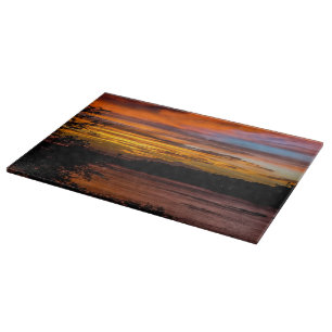 Planche À Découper Coucher de soleil à Praia, Cap Vert