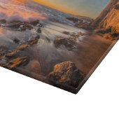Planche À Découper Coucher de soleil à Victoria Beach (Coin)