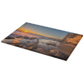 Planche À Découper Coucher de soleil à Victoria Beach (Coin)