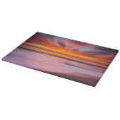 Planche À Découper Coucher de soleil abstrait de Tamarack Beach (Coin)