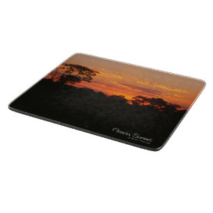 Planche À Découper Coucher de soleil Acacia