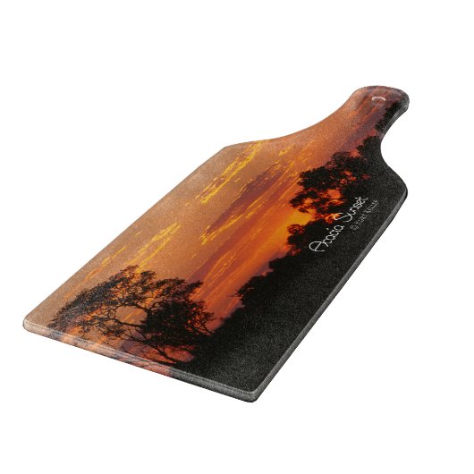 Planche À Découper Coucher de soleil Acacia (Coin)