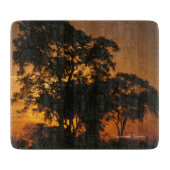 Planche À Découper Coucher de soleil de Savannah (Devant)