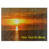 Planche À Découper Coucher de soleil du passage intérieur (Devant)