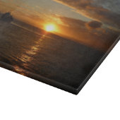 Planche À Découper Coucher de soleil sur la mer II (Coin)